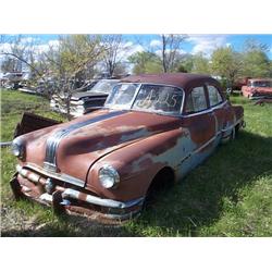1952 PONTIAC 4DR POST, K8UH27141, INTERIOR AND FL
