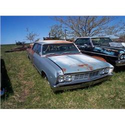 1967 CHEVROLET MALIBU CHEVELLE 4DR POST