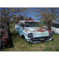 1957  CHEVROLET 210 BELAIR 4DR POST