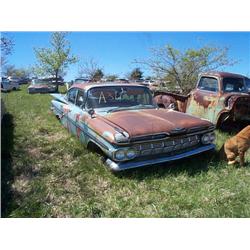 1959 CHEVROLET IMPALA 4DR POST.
