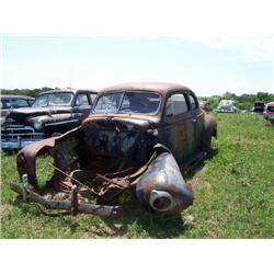 1940 PLYMOUTH COUPE, 2DR, NO MTR OR TRANS, HAS SO