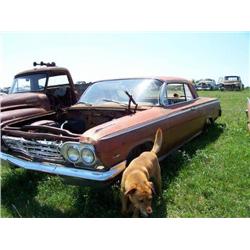 1963 CHEVROLET IMPALA 2DR HT, INTERIOR BAD, NO MT