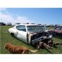 1969 CHEVROLET CHEVELLE, FIREWALL AND BACK ONLY, 