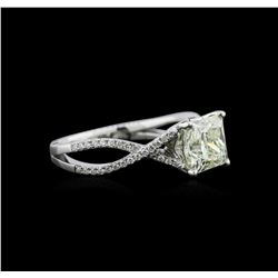 1.98 ctw Diamond Ring - 18KT White Gold