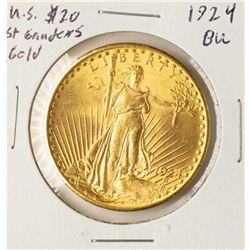 1924 $20 St. Gaudens Double Eagle Gold Coin