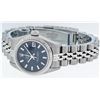 Image 9 : Rolex Ladies Stainless Steel Blue Index 26MM Quickset Datejust Wristwatch