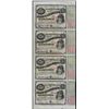 Image 1 : Uncut Sheet of (4) State of Louisiana Baby Bond Obsolete Notes