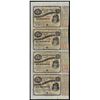 Image 1 : Uncut Sheet of (4) State of Louisiana Baby Bond Obsolete Notes
