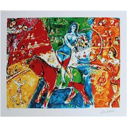 Marc Chagall Circus with Horse and Rider