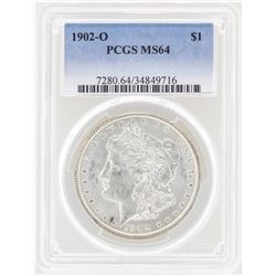 1902-O $1 Morgan Silver Dollar Coin PCGS MS64