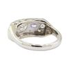 Image 3 : 0.67 ctw Diamond Ring - Platinum