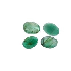 4.39 cts. Oval Cut Natural Emerald Parcel