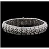 Image 1 : 10.00 ctw Diamond Bracelet - 18KT White Gold