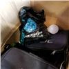 Image 3 : BOX OF PORTABLE DVD PLAYER, SMART LED BULB, PAINTBALLS AND MORE