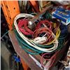 Image 2 : 2 WOOD CRATES OF TOOLS, ELECTRICAL HARDWARE, AND WIRES