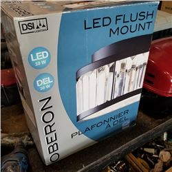 OBERON LED FLUSH MOUNT LIGHT 30W LED AS NEW IN BOX