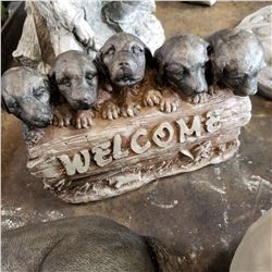 CONCRETE WELCOME PUPPIES