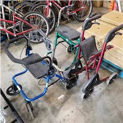 3 MOBILITY WALKERS