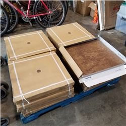 260 SQ/FT OF 20 x 20" BROWN TILE