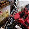 Image 3 : RED GOLF BAG W/ CLUBS AND CART
