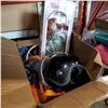 Image 1 : BOX OF KIDS TOYS, HOTWHEELS TRACL, PORCELAIN DOLL, ETC