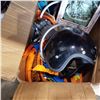 Image 3 : BOX OF KIDS TOYS, HOTWHEELS TRACL, PORCELAIN DOLL, ETC
