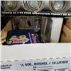 Image 2 : BOX OF GLASSES, APPLE PEELER, LIGHT REMODEL KIT, AND FOOT SPA