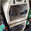 Image 2 : COLLAPSIBLE PET KENNELL AND BLACK FRAMED MIRROR