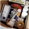 Image 2 : BOX OF CHIMNEY BRUSH, ELECTRICAL, AND AEROSOL SPRAY