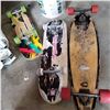 Image 2 : LONGBOARD AND TWO SKATEBOARDS
