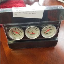 AFTER MARKET GAUGES FOR OIL PRESSURE, VOLTS, AND WATER TEMP