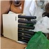 Image 2 : BOX OF WILTSHIRE KNIVES, BEANIE BABIES, AND WOODWARD AND BOX OF PLUSH ANIMALS