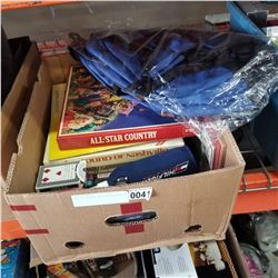 BOX OF COUNTRY WESTERN RECORDS