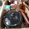 Image 2 : GEORGE FOREMAN GRILL, SLOW COOKER, AND KITCHEN ITEMS