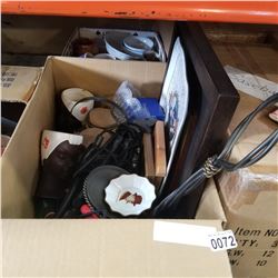 2 BOXES OF ESTATE GOODS