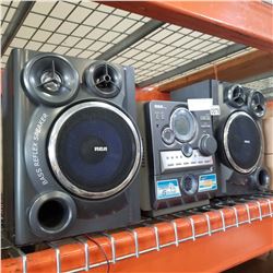 RCA STEREO W/ BASS REFLEX SPEAKERS