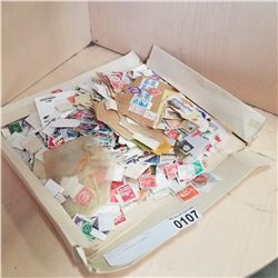 TRAY OF VINTAGE STAMPS