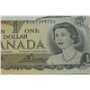 Image 2 : 1973 CANADIAN 1 DOLLAR BANKNOTE UNCIRCULATED - LAST YEAR OF ISSUE