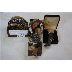 CLOISSONE BANGLES AND WATCHES