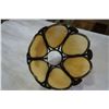 Image 2 : SMALL SLAG GLASS LAMP SHADE