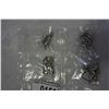 Image 2 : 5 PAIRS OF SILVER TONE EARRINGS, BRACELET, AND NECKLACE