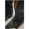 Image 3 : BLACK LEATHER BOULET COWBOY BOOTS