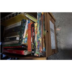 BOX OF VINTAGE BOOKS - TARZAN, DISNEY, AND OTHERS