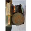 Image 4 : LOT OF ANTIQUE TINS