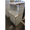 Image 3 : WHITE MICROWAVE STAND ON WHEELS