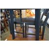 Image 3 : ROUND PINE DINING TABLE W/ 2 CHAIRS
