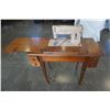 Image 2 : SINGER SEWING MACHINE IN TABLE