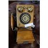 Image 1 : WOODEN COUNTRY TELEPHONE 1927 ROTARY DIAL