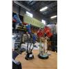 Image 1 : FAIRY LAMP AND ART GLASS LAMP - 1 BROKEN SHADE