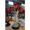 Image 2 : FAIRY LAMP AND ART GLASS LAMP - 1 BROKEN SHADE